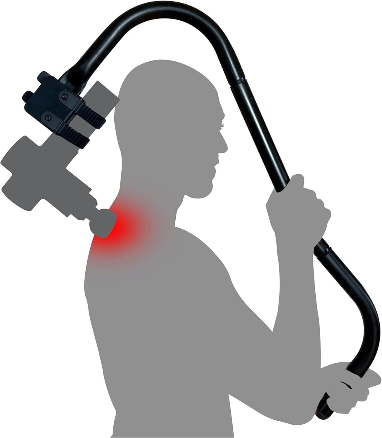 BackBadger: The Ultimate Ergonomic Holder for Massage Guns - Hassle-Free Relief