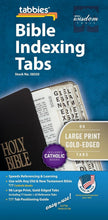 Load image into Gallery viewer, Large Print 96 Tabs with Gold Edge for Quick Bible Reference &amp; Easy Navigation