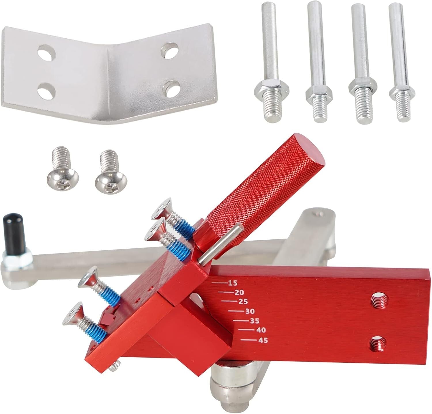 Professional Lawn Mower Blade Sharpener with Adjustable Angle & Ergonomic Design