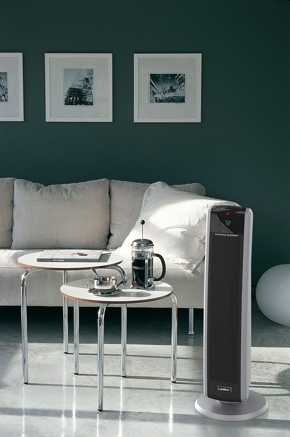 Digital Ceramic Tower Heater 1500W with Auto Timer & Quiet Operation for Comfort