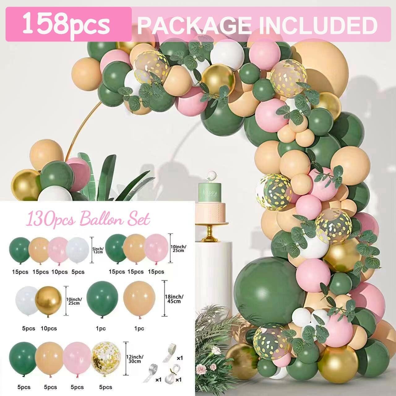 Classic Winnie Pooh Baby Shower Decorations in Pink – Complete 158-Piece Set