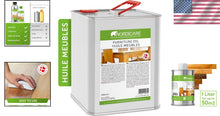 Load image into Gallery viewer, Danish Emulsified Wood Oil - A Natural Solution for Teak, Oak &amp; Walnut Furniture