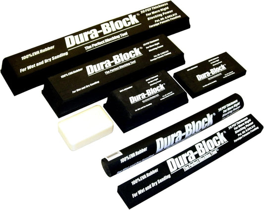7-Piece Dura Block Sanding Kit - Complete Solution for All Your DIY Needs