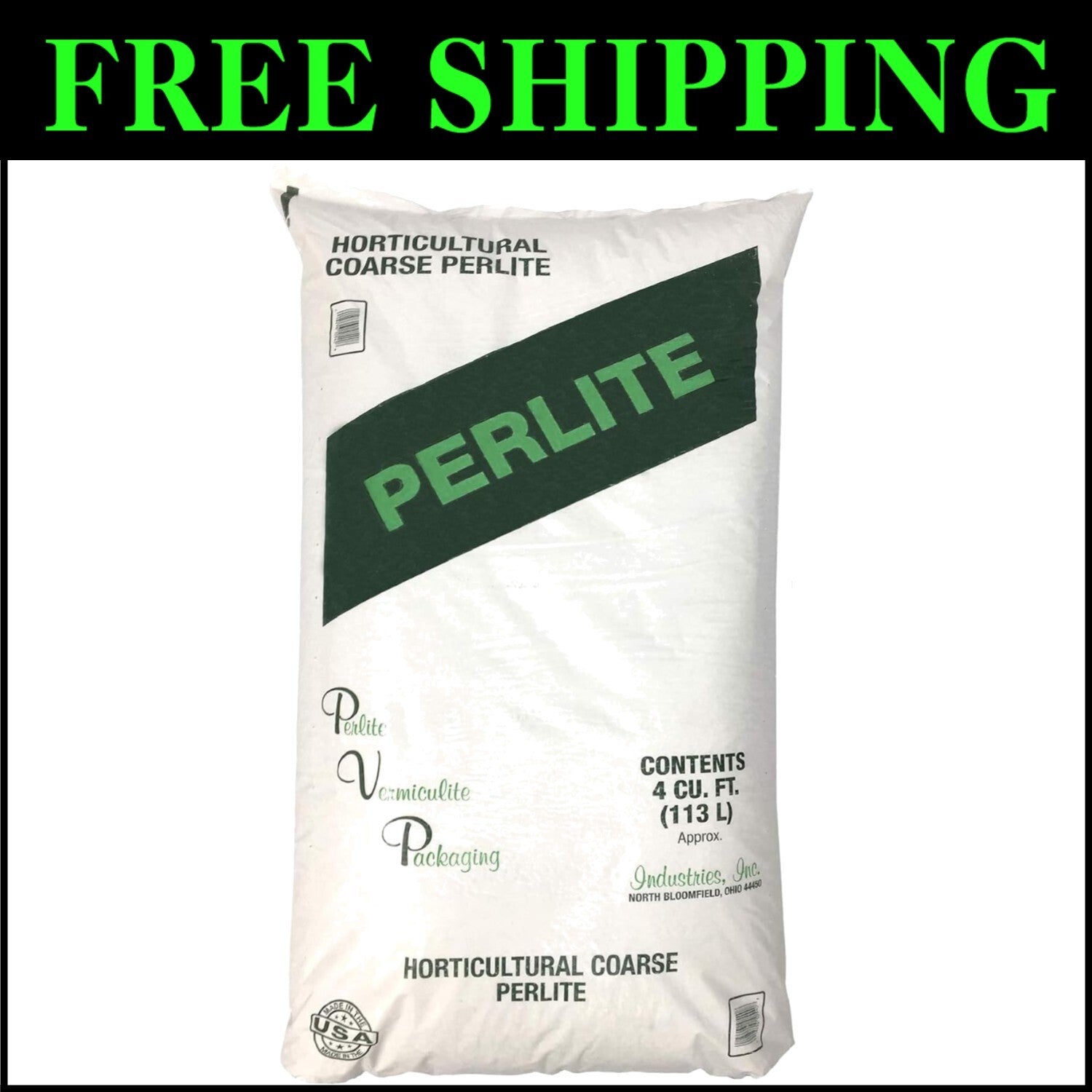 120 Quart Non-Decay Organic Perlite for Healthy Plant Growth and Root Anchoring