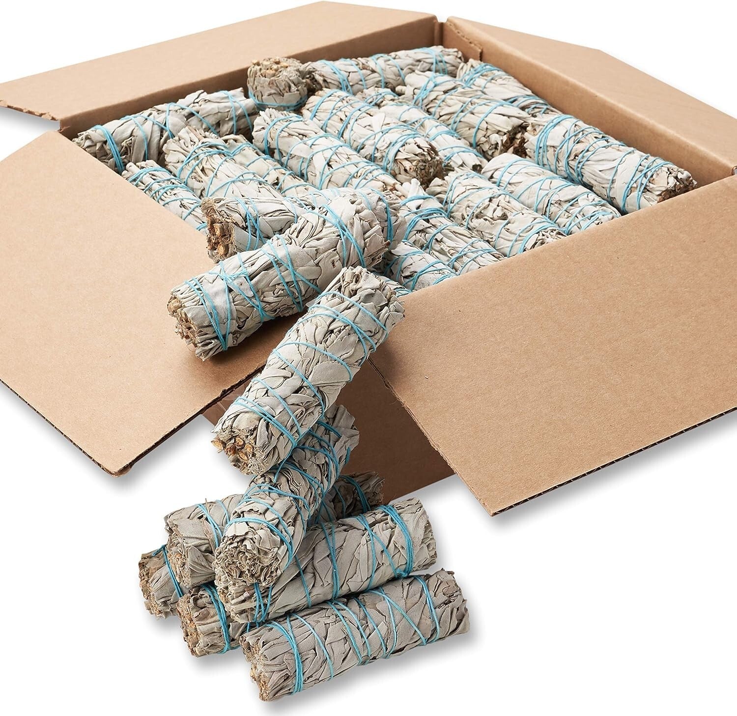Wholesale White Sage Smudge Sticks - 50 Pieces for Positive Energy Rituals