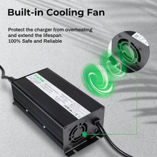 Load image into Gallery viewer, 29.2V LiFePO4 Battery Charger 15A - Smart Safety Features for Reliable Charging
