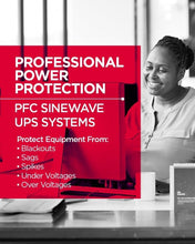 Load image into Gallery viewer, Professional 1000VA UPS with Automatic Voltage Regulation – Protect Your Devices