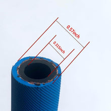Load image into Gallery viewer, 15FT High Pressure Fuel Hose 5AN 5/16" with 6 Clamps - Durable Rubber Blue