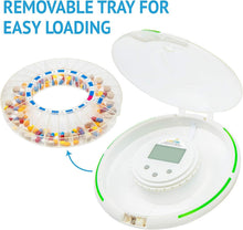 Load image into Gallery viewer, Automatic 28-Day Pill Dispenser with LCD Display &amp; Sound Alerts for Caregivers