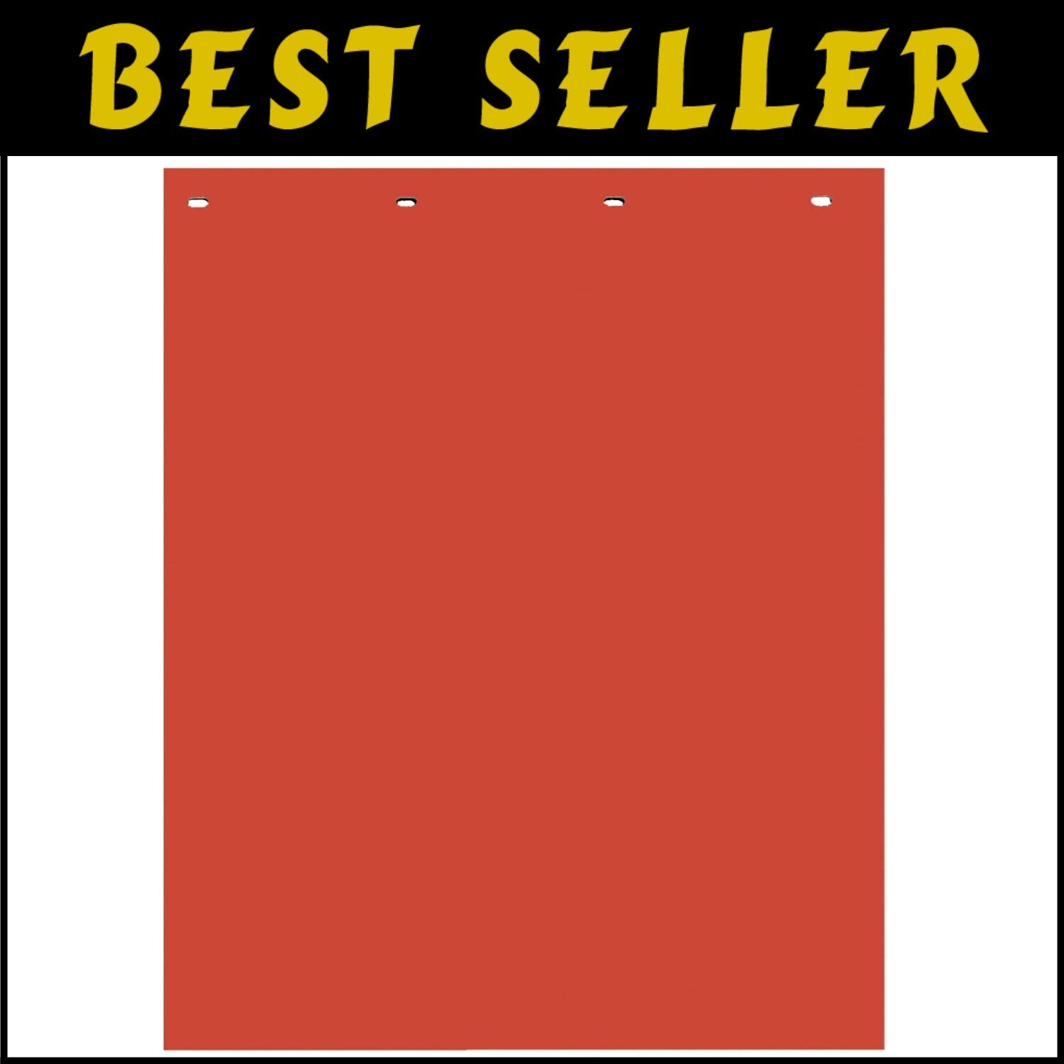 Universal Fit Super Durable Red Polymer Mud Flaps - 24x30 for Trucks & Trailers