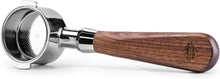 Load image into Gallery viewer, Professional 51mm Bottomless Portafilter with Walnut Handle for Perfect Espresso