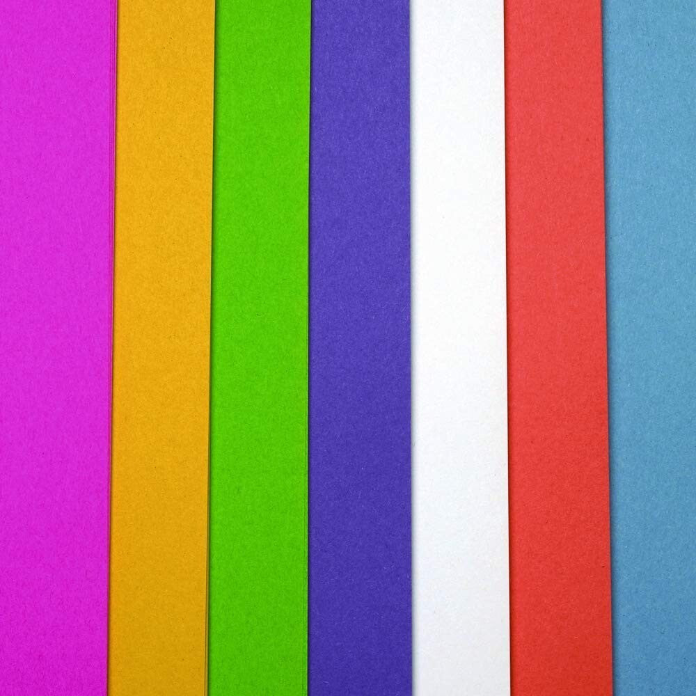 10-Color Construction Paper Set - Heavyweight 12x18 Inch Sheets for Art Projects
