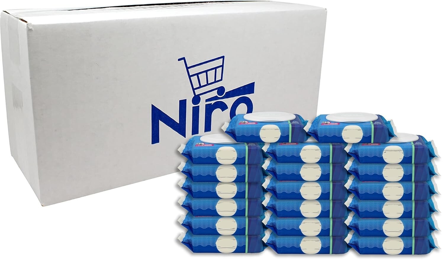 Cottonelle Flushable Wipes – 840 Biodegradable Wipes in 20 Resealable Packs