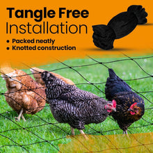 Load image into Gallery viewer, Weather-Resistant 25' x 50' Chicken Coop Netting - Protect Your Flock &amp; Garden