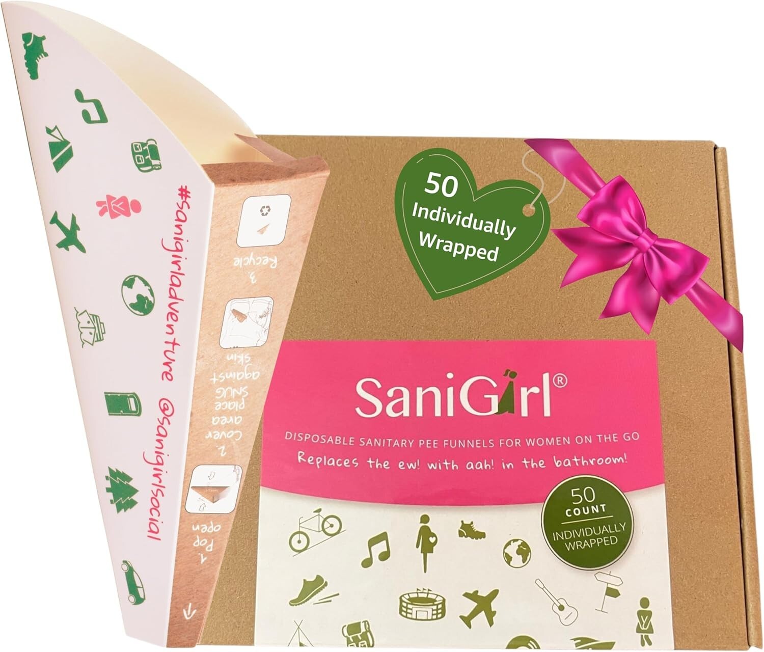 Eco-Friendly Female Urination Device - Compact Pee Funnels for Travel & Camping