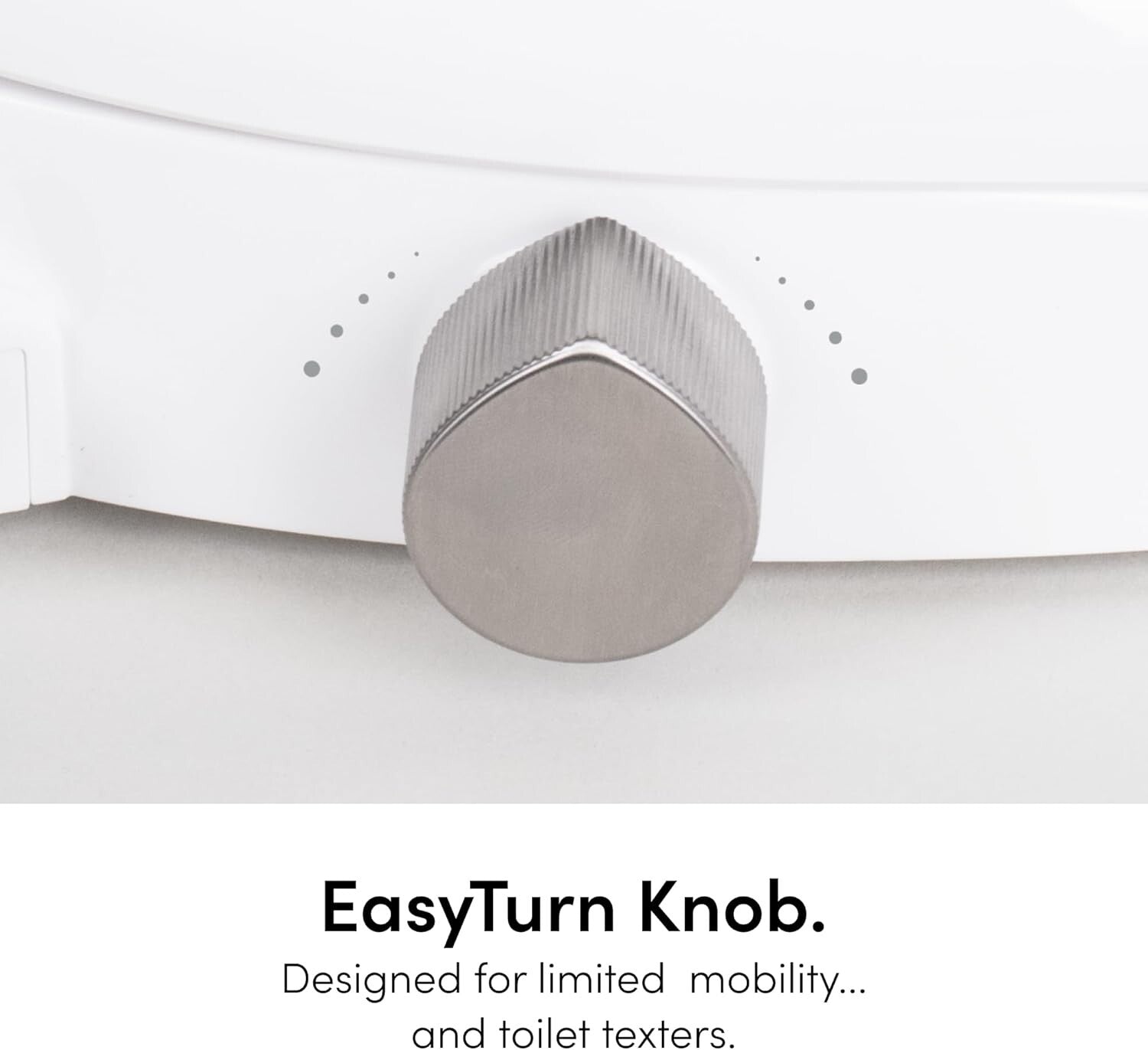 Elegant Non-Electric Bidet Seat with Self-Cleaning Nozzles – White/Bamboo