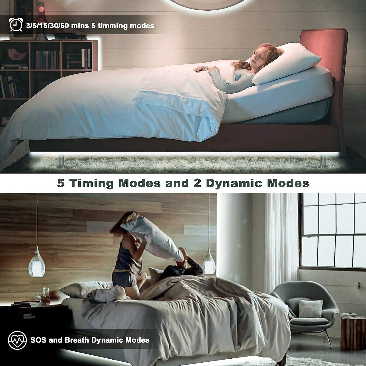 Elegant Dimmable LED Strip Lights 65.6ft with Remote - Perfect for Interiors