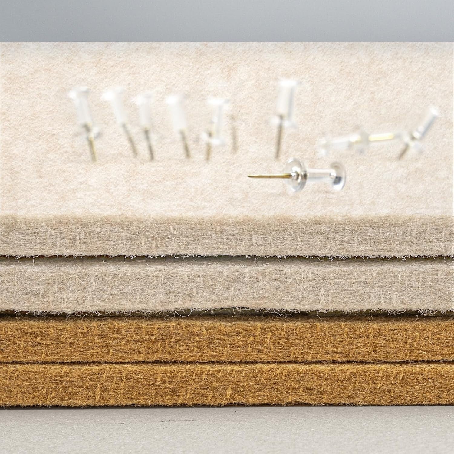 Elegant Frameless Large Felt Pin Board - 6' x 4' Decorative Display Board