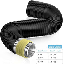Load image into Gallery viewer, 4-Layer Insulated Flexible Duct - 6'' x 8 Ft, Ideal for HVAC and Noise Control
