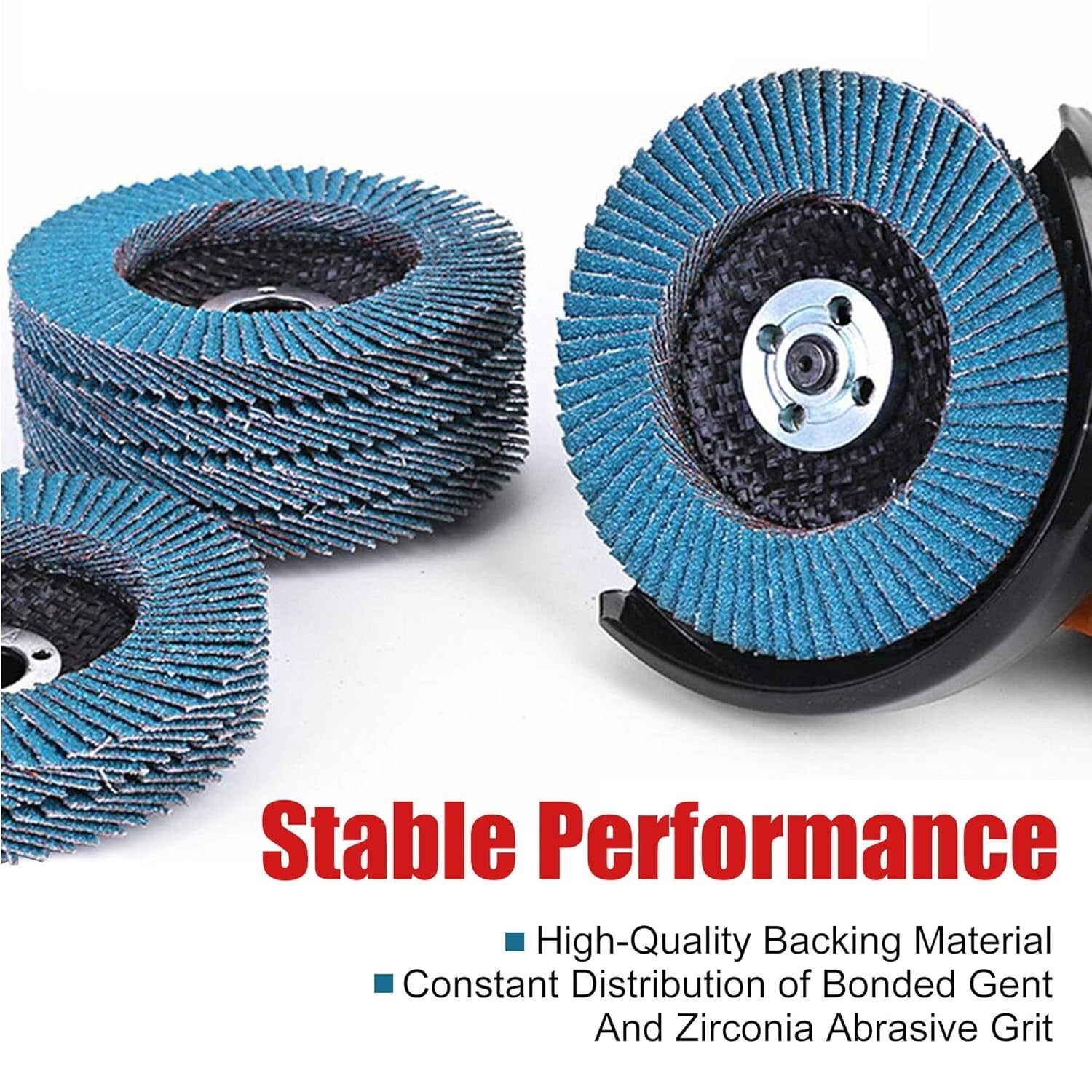 Premium 4 1/2 x 7/8-Inch Zirconia Flap Discs - Type 29 for Professional Grinders