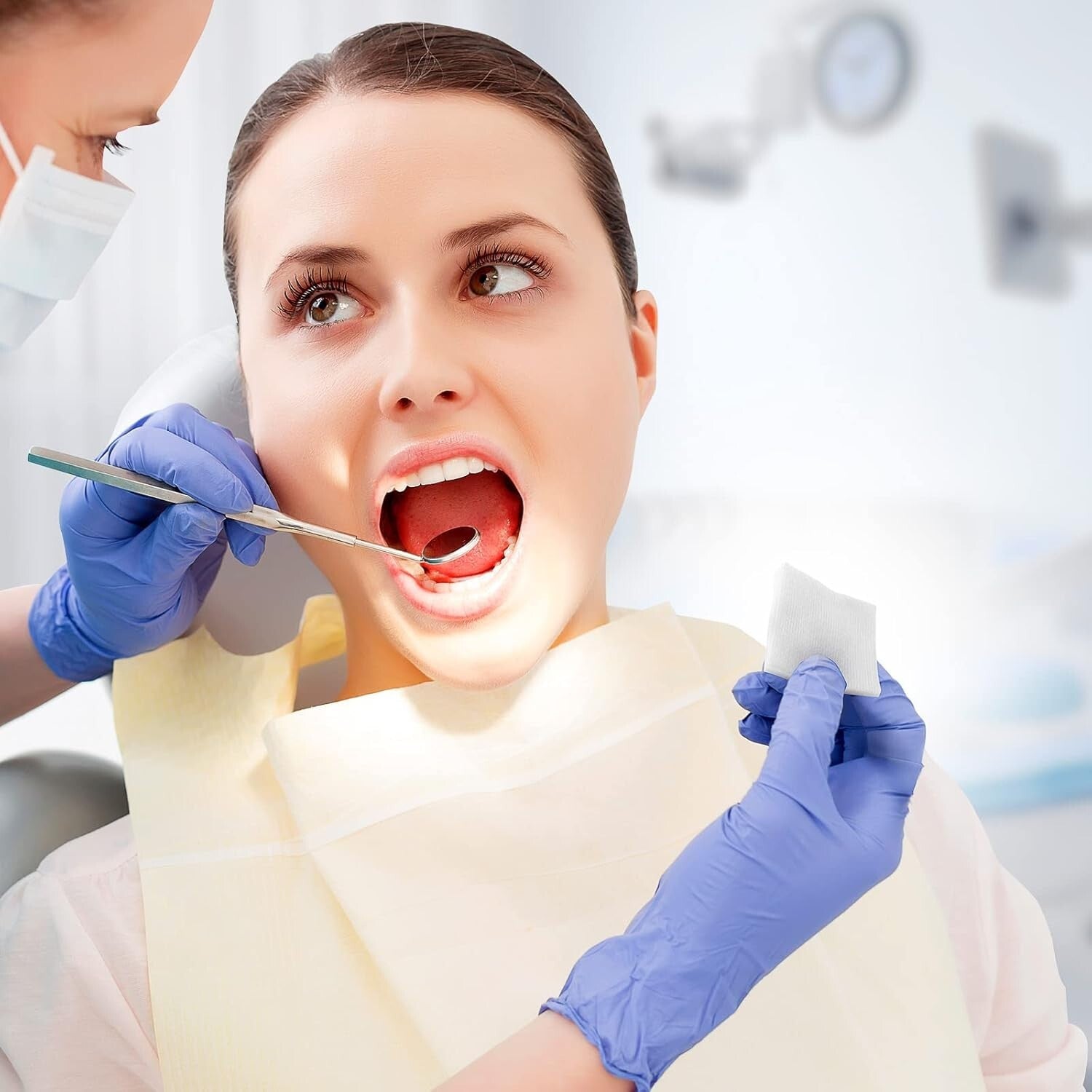 2400 Bulk Non Woven 3x3 Gauze Pads - Ideal for First Aid Kits and Dental Clinics