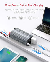 Load image into Gallery viewer, 500W DC to AC Car Inverter with Thermal Protection - Safe Charging Solution