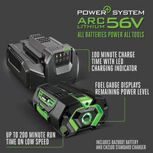 Load image into Gallery viewer, 650 CFM Variable-Speed Cordless Leaf Blower with Battery and Charger Included