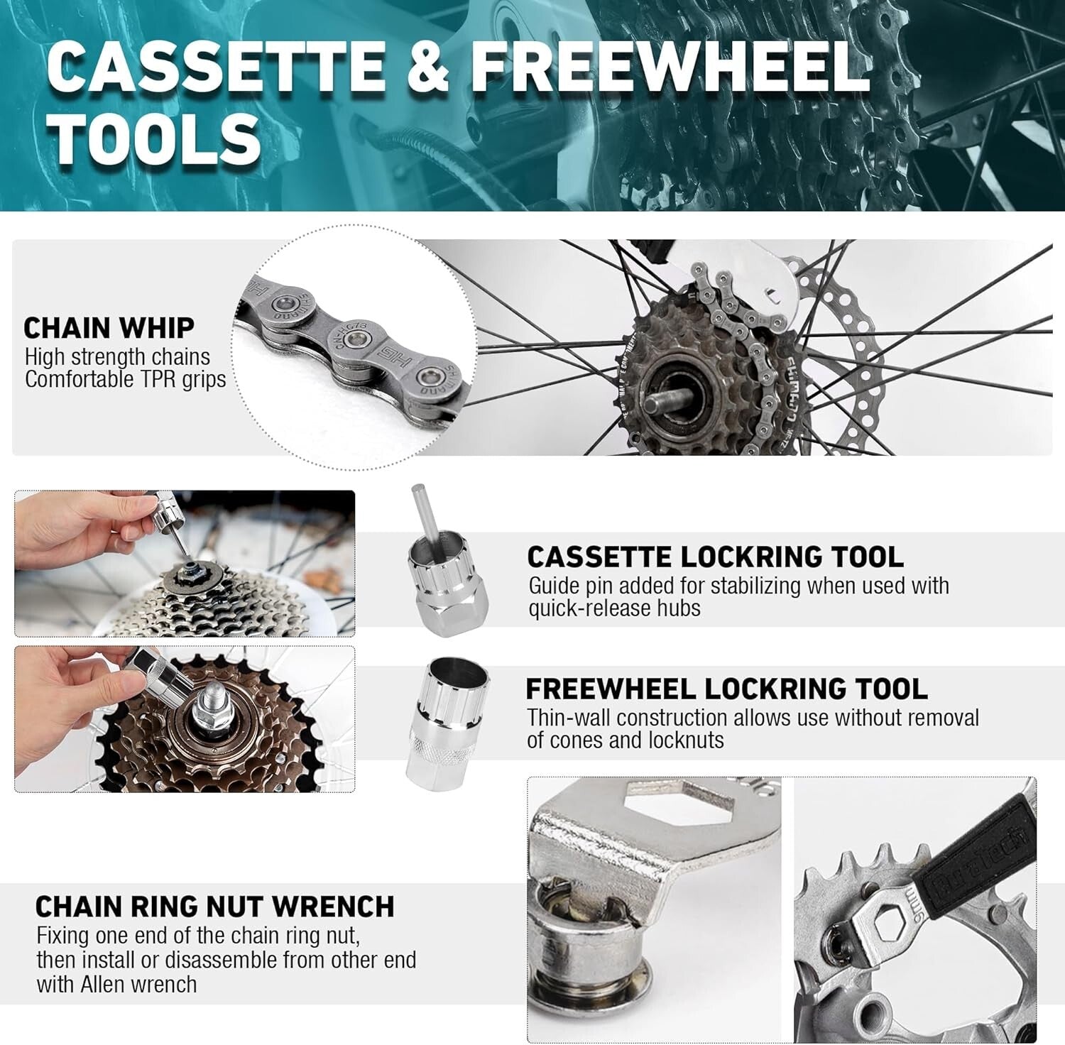 All-in-One 41-Piece Bicycle Tool Set - Designed for Easy Maintenance & Repairs