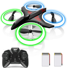 Load image into Gallery viewer, Lightweight 4.9-Inch Children’s Drone - Crash-Proof LED &amp; 15 Min Flight Time