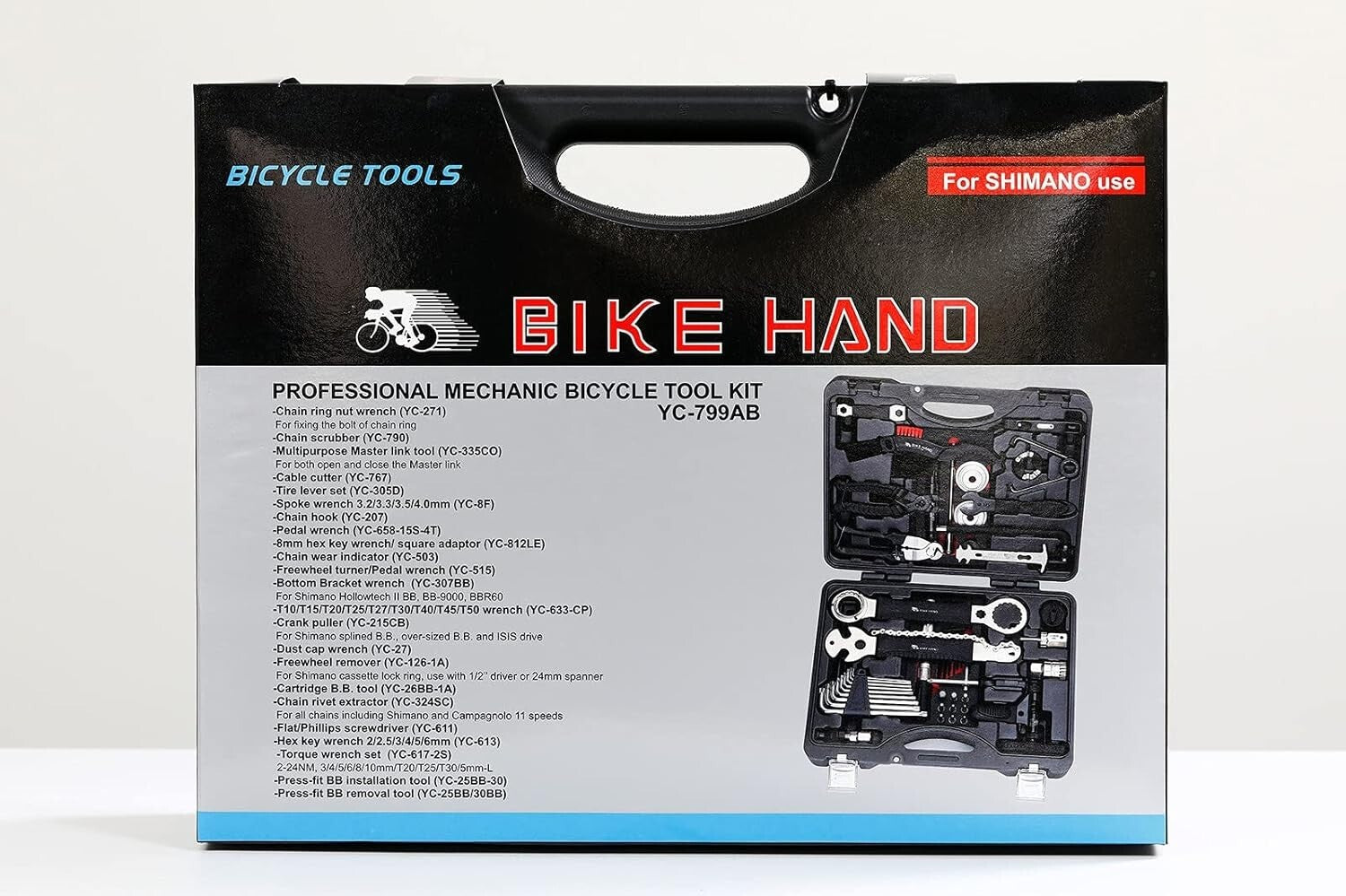 Durable Heat Treated Steel Bike Tool Kit - 23-Piece with Precision Torque Wrench