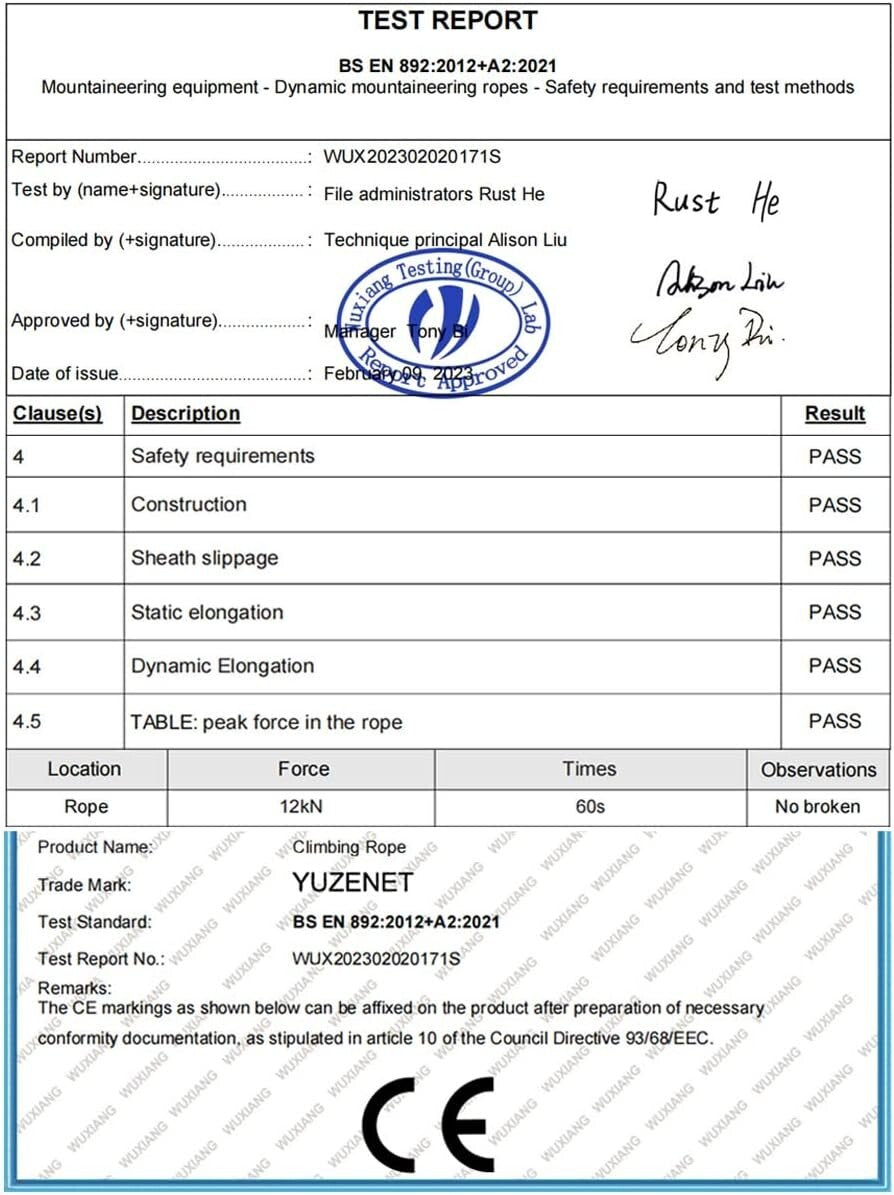 Vibrant Braided Polyester Arborist Rope - 3/8" x 150 ft for Climbing and Camping