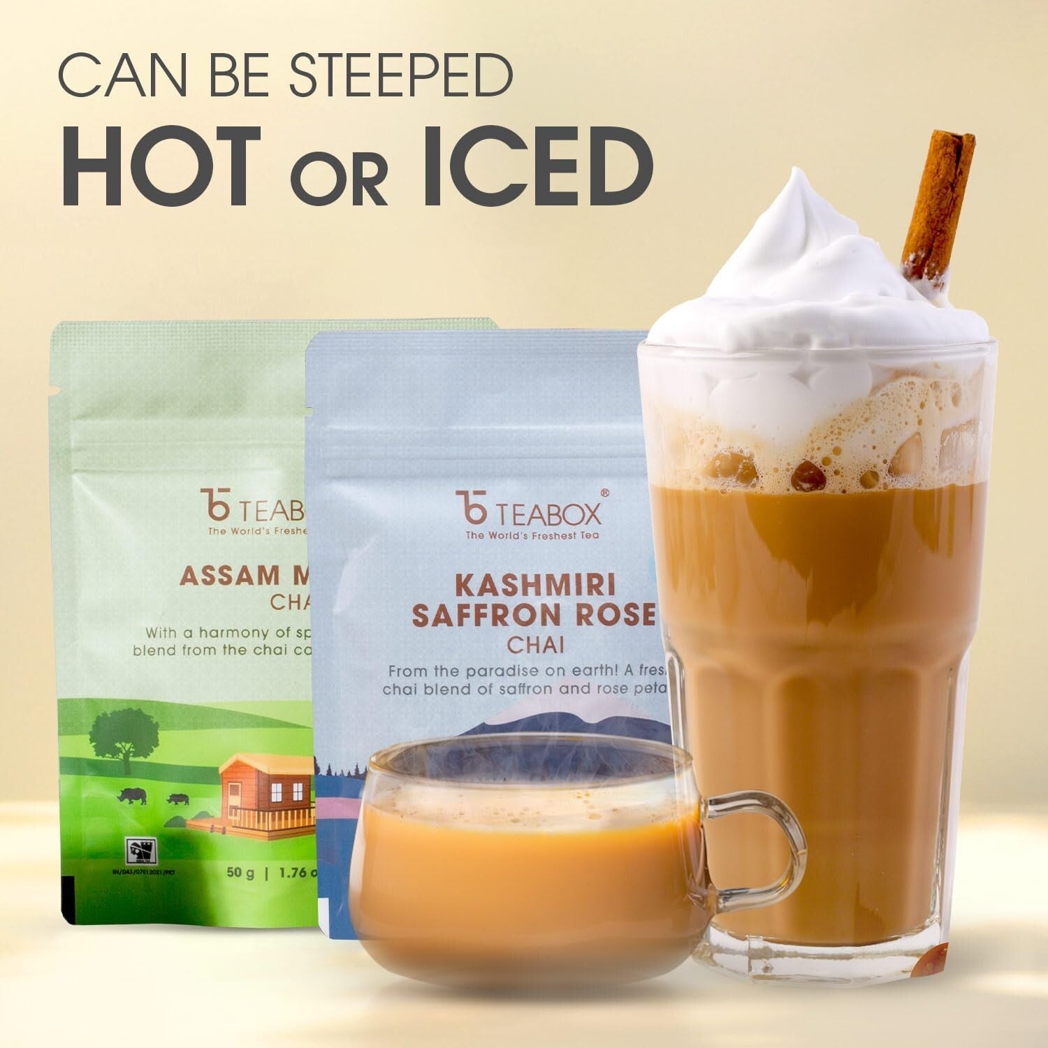 Exquisite Ayurvedic Chai Tea Gift Set - 10 Varieties, 100% Real Ingredients