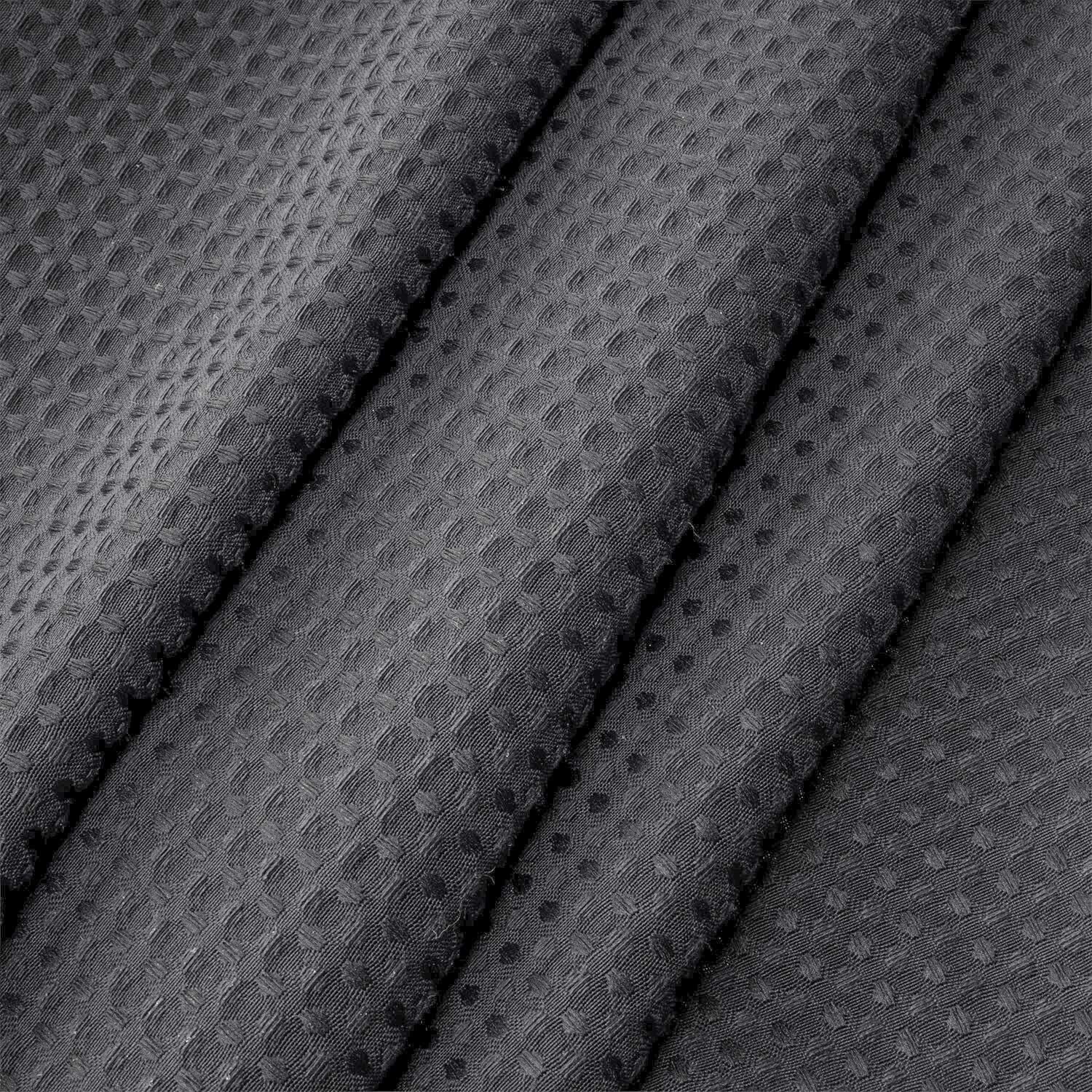 Elegant Heavyweight No Hooks Required Shower Curtain with Snap-In Liner - Gray