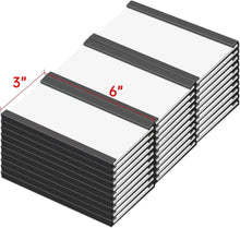 Load image into Gallery viewer, Versatile Magnetic Data Card Holders 3x6 Inch - Perfect for Shelving