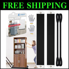 Load image into Gallery viewer, Reusable Furniture Movers with Pull Strap – Ideal for Carpet and Hardwood Use