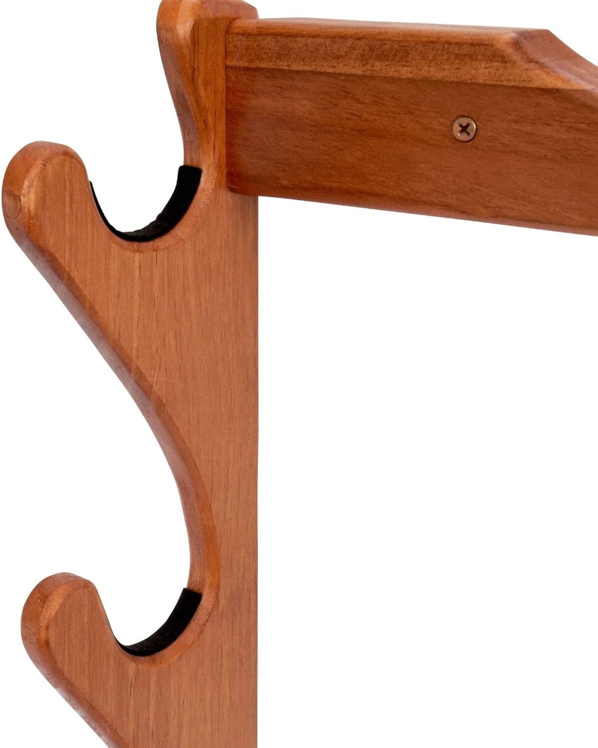 Contemporary Indoor Gun Rack - Holds 2-4 Rifles/Shotguns with Protective Liner