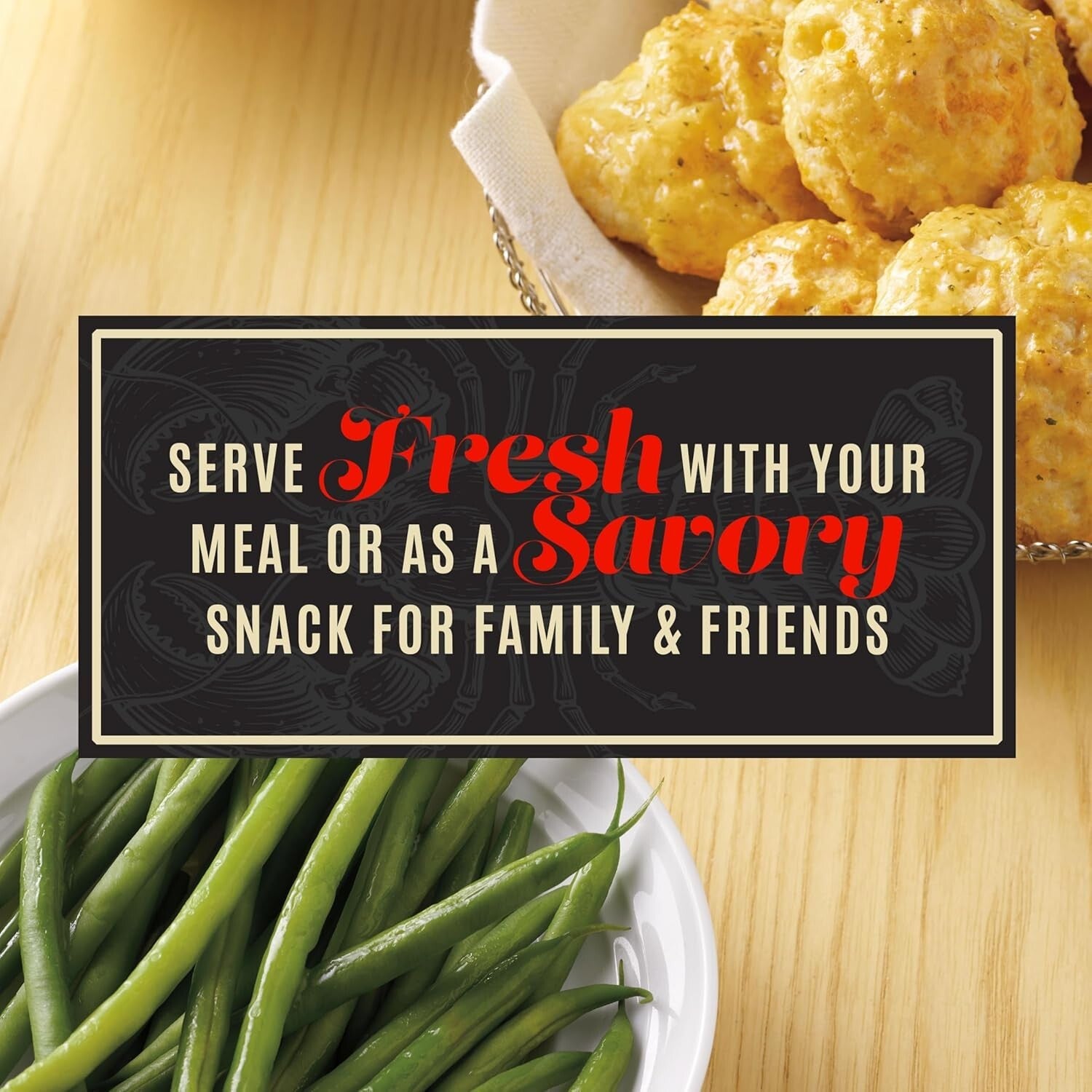 Easy Cheddar Bay Biscuit Mix - Pack of 12, Includes Garlic Herb Butter Seasoning