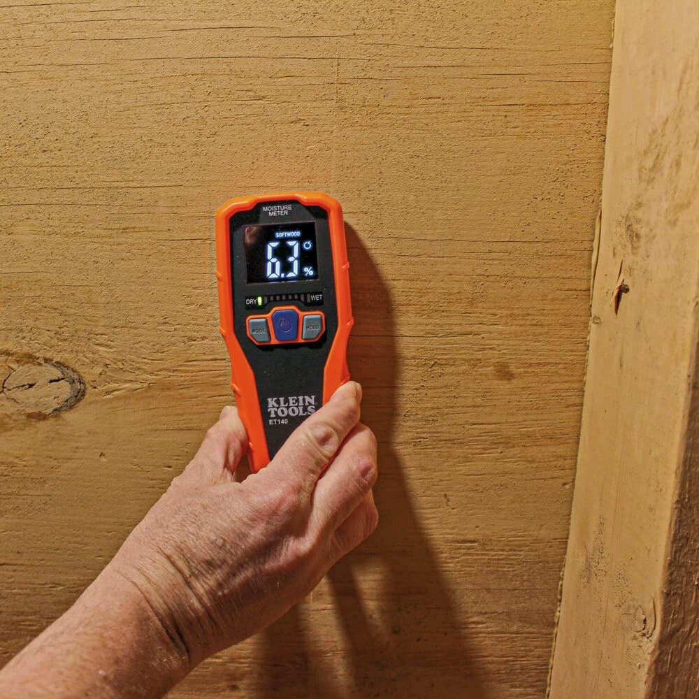 Pinless Moisture Meter - Non-Destructive Detection for drywall, wood & masonry