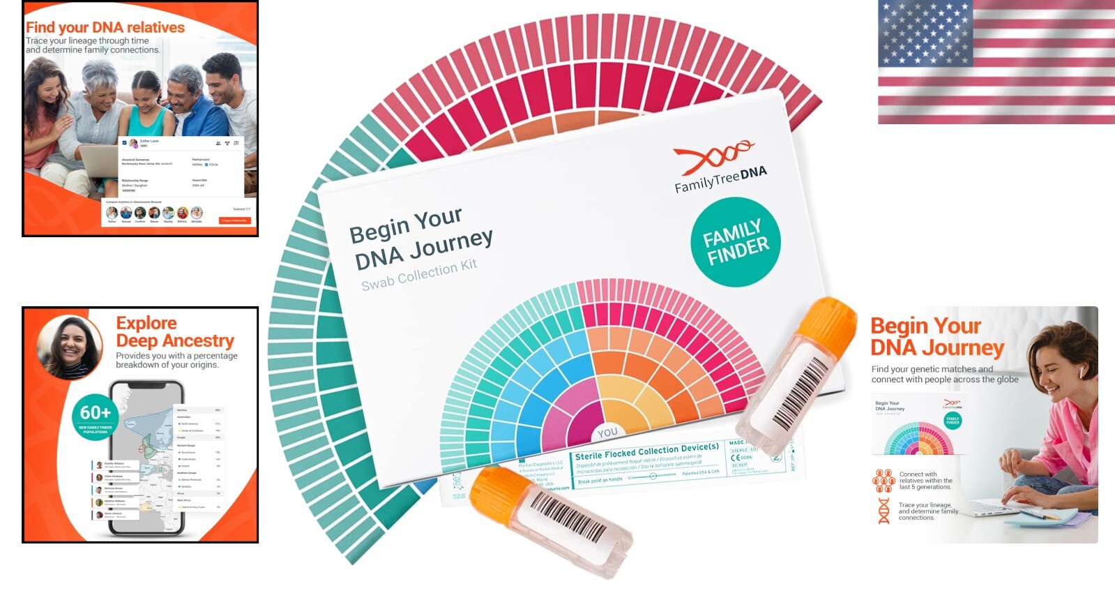 Ancestry DNA Test Kit - Discover Your Roots & Connect with Relatives Easily