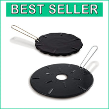 Load image into Gallery viewer, Set of 2 Cast Iron Heat Diffusers - 8.25'' &amp; 6.75'' for Gas and Electric Stoves