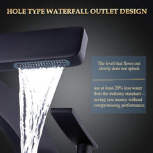 Load image into Gallery viewer, Stylish Black Matte Bathroom Faucet - Single Handle, Easy Installation Included