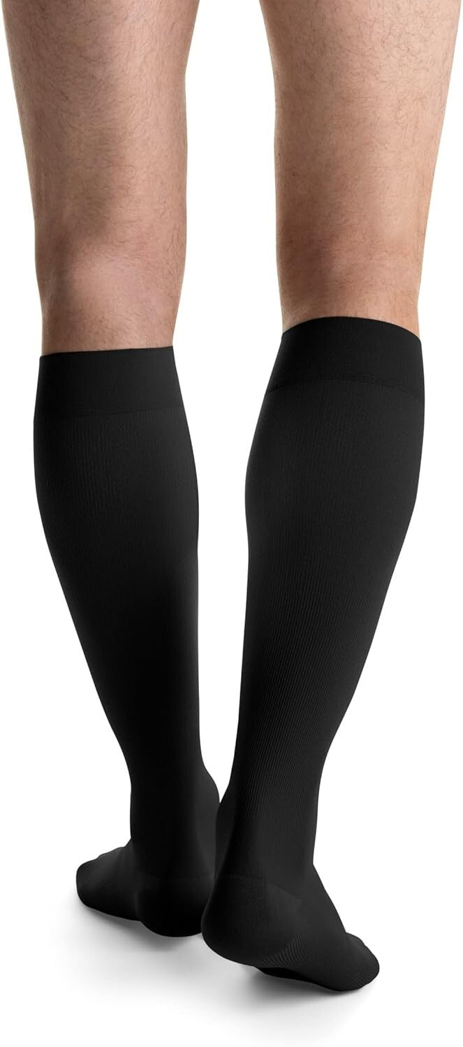 Affordable Medical Compression Socks, Men’s 15-20 mmHg Knee High Legwear