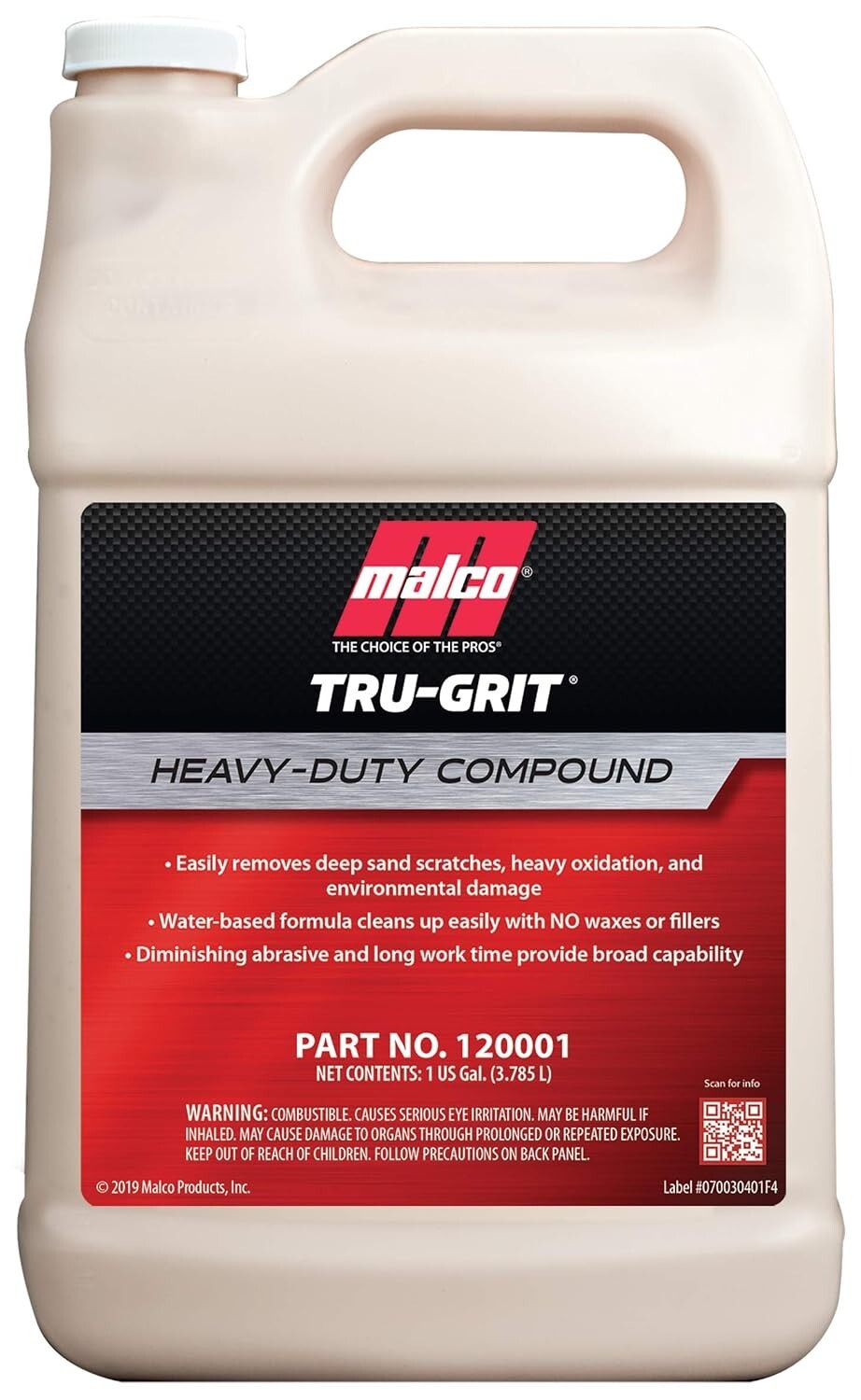1 Gallon Tru Grit Polish - Eliminate 1000-1500 Grit Sand Scratches with Ease