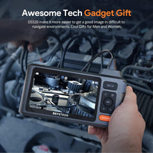 Load image into Gallery viewer, Professional Triple Lens Endoscope Camera with Carrying Case &amp; Waterproof Design