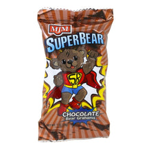 Load image into Gallery viewer, Snack Smart with SuperBear Chocolate Graham Packs - No High Fructose Syrup