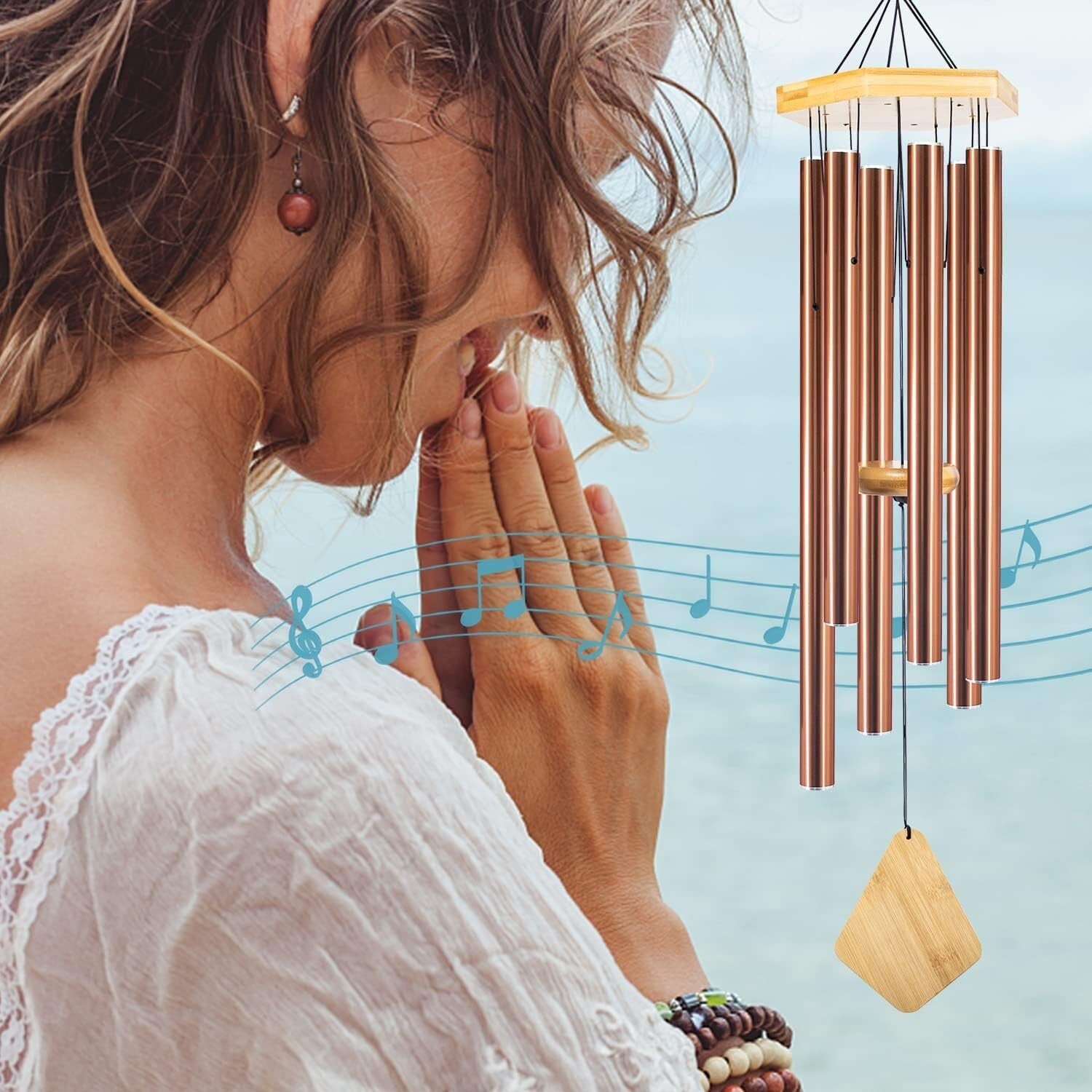 Beautiful 36-Inch Wind Chimes - Perfect Gift for Mother's Day and Housewarming
