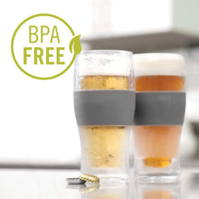 Load image into Gallery viewer, Innovative 16oz Beer Glass Set with Silicone Grip - Ideal Gift for Beer Lovers