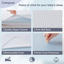 Load image into Gallery viewer, Lightweight Dual-Sided Foam Baby Bassinet Mattress 47