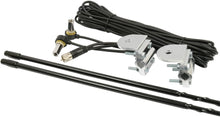 Load image into Gallery viewer, Optimized Dual Mirror Mount CB Antenna Kit with 3ft Antennas &amp; Coax Cable