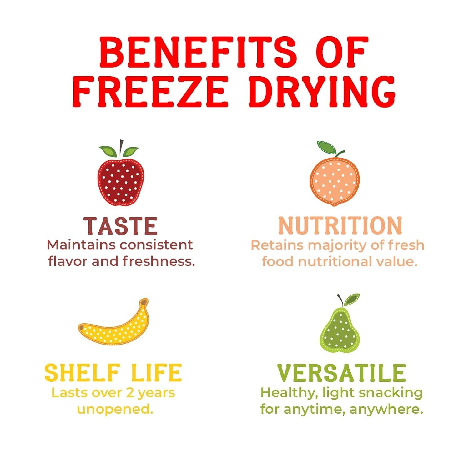 Healthy Freeze-Dried Fruit Snacks: Superfruit Variety (16 x 0.53 oz) - Non-GMO